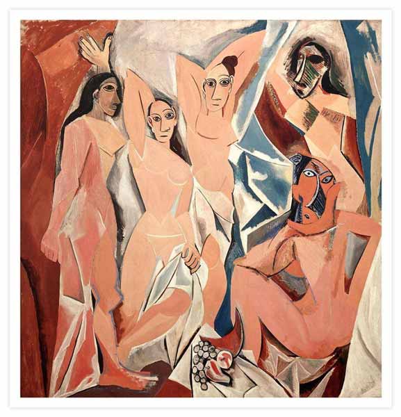 Les Demoiselles d'Avignon, 1907 by Pablo Picasso