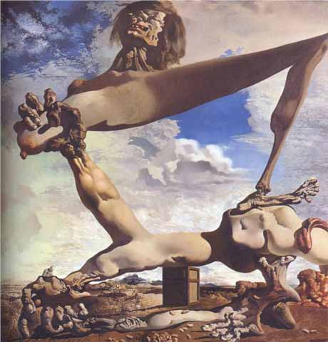 The Soft Construction with Boiled Beans, 1936 by Salvador Dali 