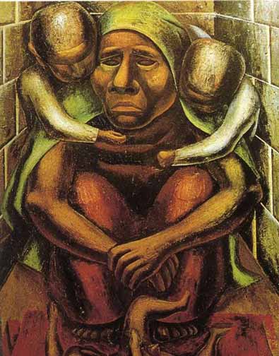 Proletarian Mother, 1930 by David A. Siqueiro